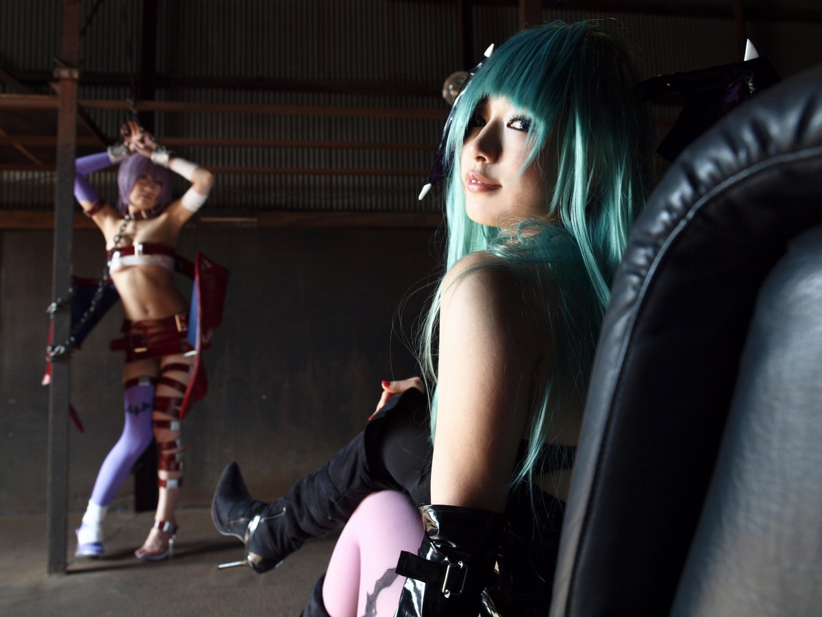 [Cosplay] sm女王乐趣 Darkstalkers Morrigan & Lilith